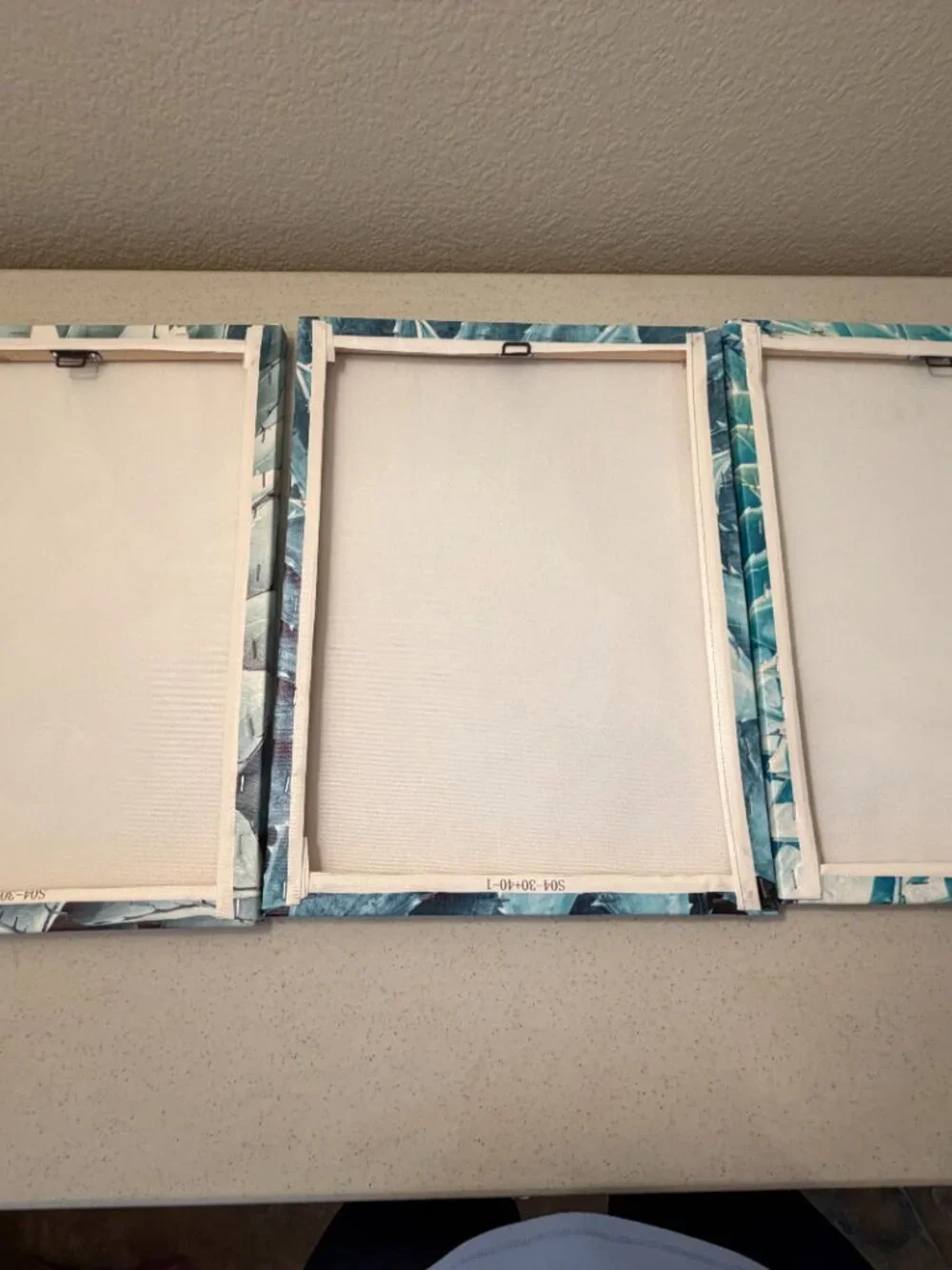 3-Piece Agave Botanical Succulent Wrapped Canvas Wall Art Set